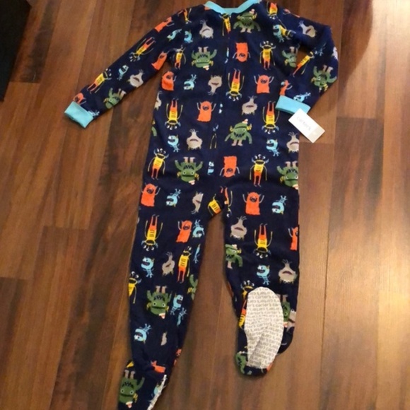 CARTER/'S® Toddler 2T 3T Gray Cat Fleece 1-Piece Pajama or Sleeper NWT